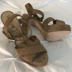 Sam Edelman Ankle Strap Platform High Heel Sandals